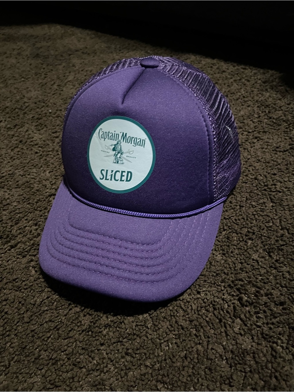 Captain Morgan Sliced Purple Hat